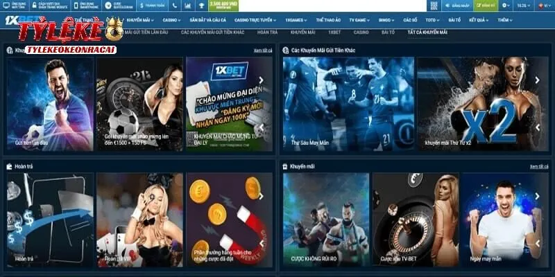 Tổng hợp những sản phẩm hot nhất tại 1XBET